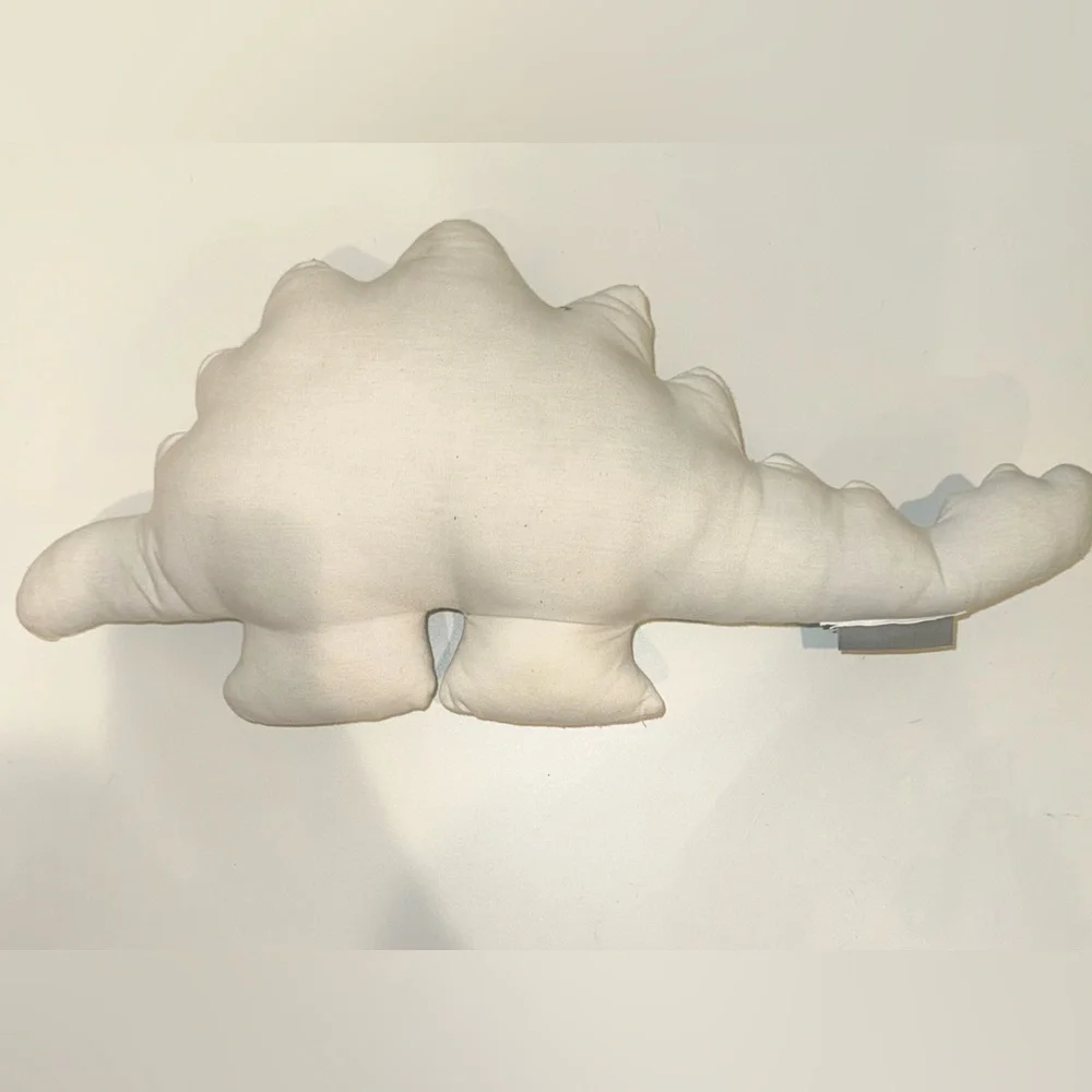 Crate&Barrel Green Dinosaur Pillow